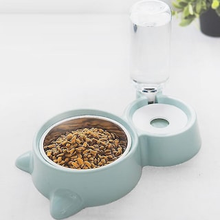 Foto 3 | Comedero Automático Para Mascotas Y Dispensador De Agua Con Cuenco Huoguo - Venta Internacional.