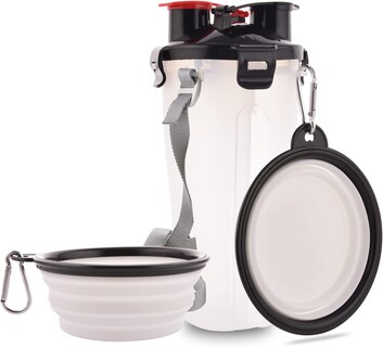 Foto 2 | Botellas De Agua Plegables Para Viajes Para Perros Huoguo 2 En 1 - Venta Internacional.