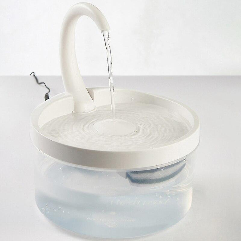 Fuente De Agua Para Mascotas Huoguo, Con Forma De Cuello De Cisne, Carga Usb De 2 Litros - Venta Internacional.