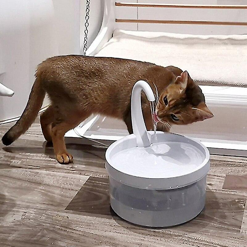 Foto 3 pulgar | Fuente De Agua Para Mascotas Huoguo, Con Forma De Cuello De Cisne, Carga Usb De 2 Litros - Venta Internacional.