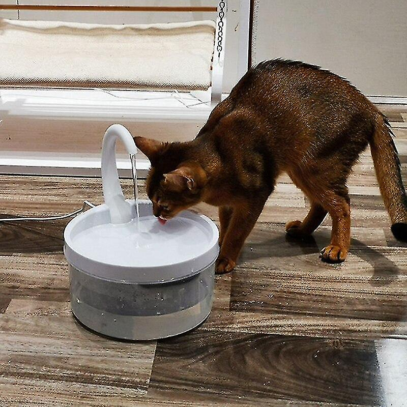 Foto 5 pulgar | Fuente De Agua Para Mascotas Huoguo, Con Forma De Cuello De Cisne, Carga Usb De 2 Litros - Venta Internacional.