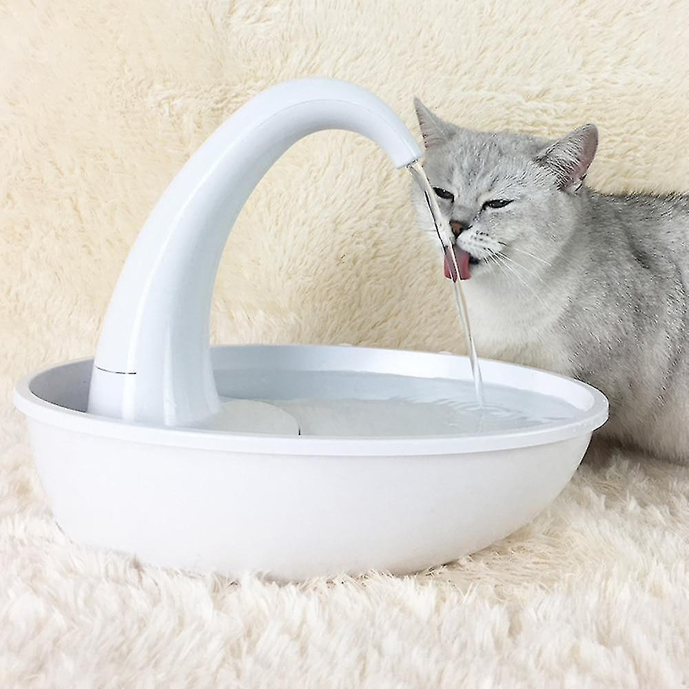 Foto 3 pulgar | Bebedero Huoguo Swan Shape 2.34l Para Gato Y Perro - Venta Internacional.