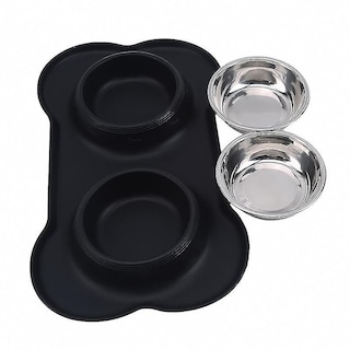 Foto 2 | Dispensador De Comida De Acero Inoxidable Para Perros Para Viajes Al Aire Libre - Venta Internacional.