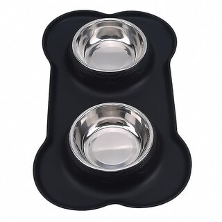 Foto 4 | Dispensador De Comida De Acero Inoxidable Para Perros Para Viajes Al Aire Libre - Venta Internacional.
