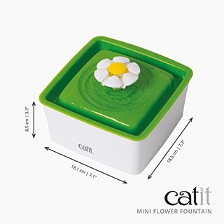 Foto 7 | Bebedero Catit 2.0 Mini Flower, Fuente De Agua Para Gatos Co - Venta Internacional.