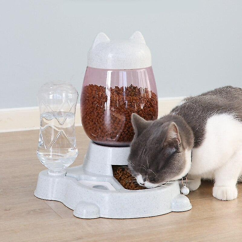 Foto 4 | Bebedero Automático Para Mascotas Huoguo, 2.2 L, Color Gris - Venta Internacional.