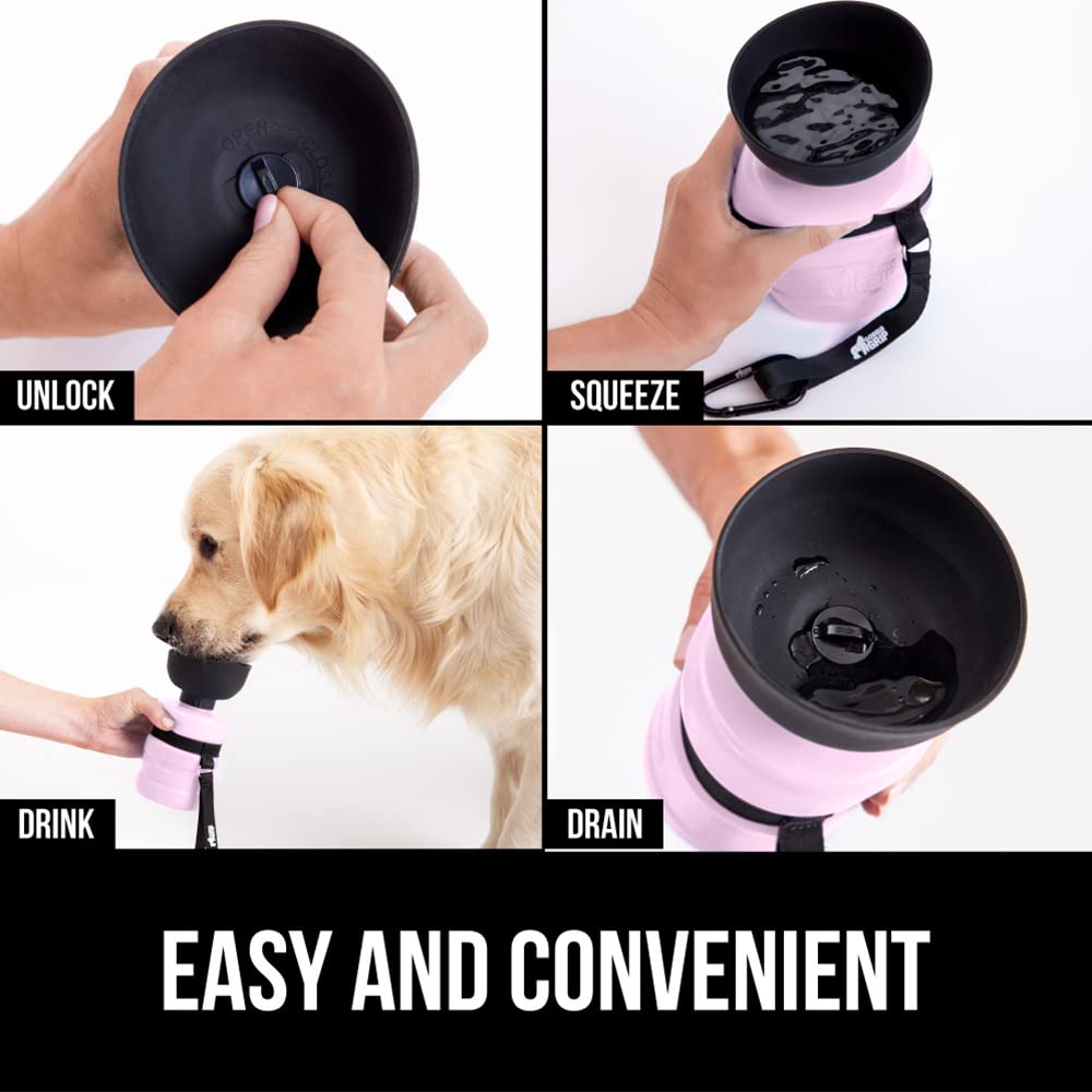 Foto 3 pulgar | Botella De Agua Portátil Para Perros Gorilla Grip, A Prueba De Fugas, 600 Ml - Venta Internacional.
