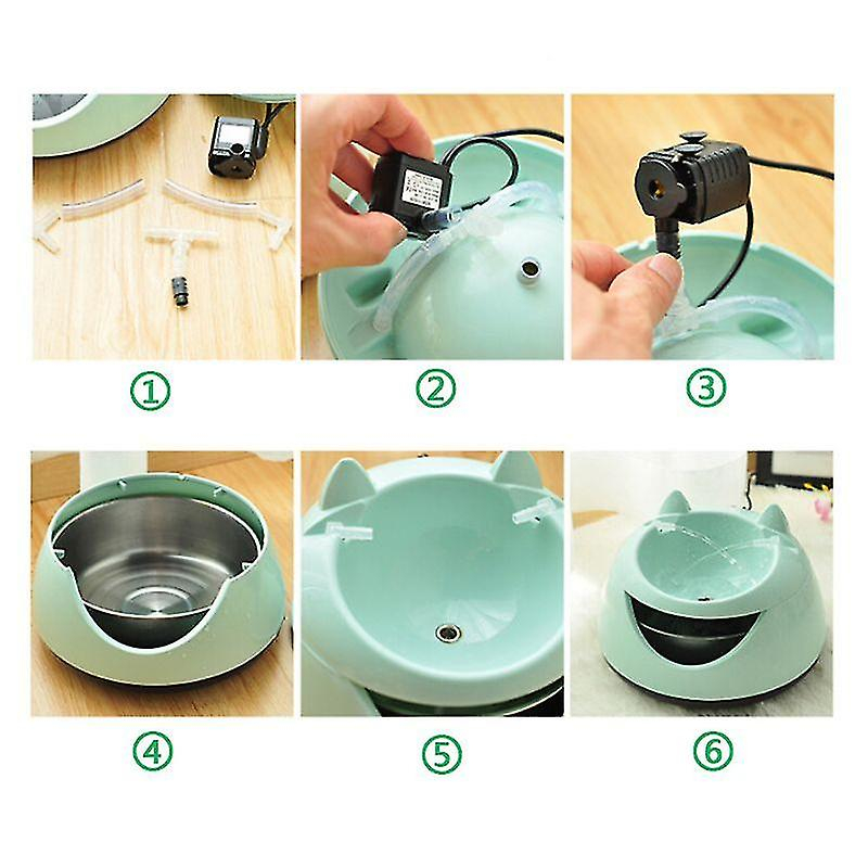 Foto 5 pulgar | Fuente Para Beber Para Mascotas Huoguo Filtro De Agua Automático Eléctrico - Venta Internacional.