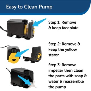 Foto 4 | Bomba Y Adaptador De Repuesto Para Fuentes Petsafe Drinkwell - Venta Internacional.