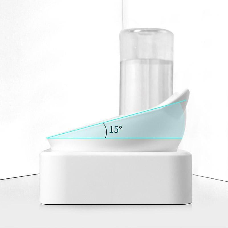 Foto 6 pulgar | Cuencos Dobles Huoguo Para Gatos Y Perros Con Dispensador Automático De Agua - Venta Internacional.