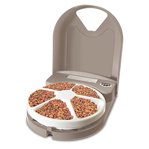 Dispensador Automático De Comida Para Perros Petsafe 5 Meal Storage 1.2 L - Venta Internacional.