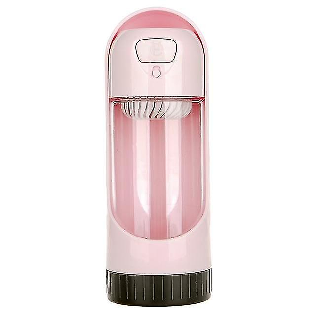 Botella De Agua Potable Para Perros Y Gatos Huoguo 300 Ml, Color Rosa - Venta Internacional.