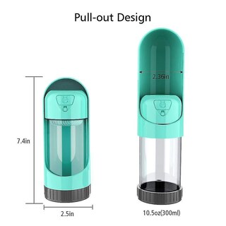 Foto 4 | Botella De Agua Potable Para Perros Y Gatos Huoguo 300 Ml, Color Rosa - Venta Internacional.