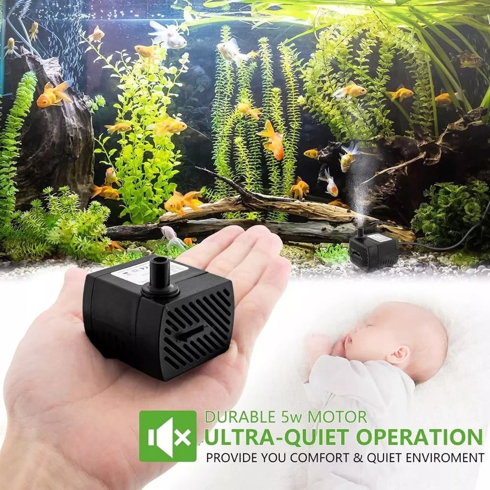 Foto 7 pulgar | Bomba De Agua Sumergible H300 Para Bebedero De Fuente De Acuario - Venta Internacional.
