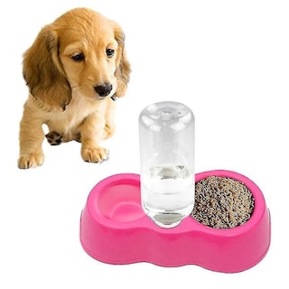 Foto 1 | Plato De Comida Para Perros Y Gatos Con Forma De Jaula Para Pájaros Y Agua Potable - Venta Internacional.
