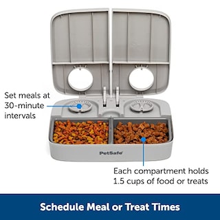 Foto 3 | Comedero Automático Para Mascotas Petsafe Analog 2 Meal Para Perros Y Gatos - Venta Internacional.