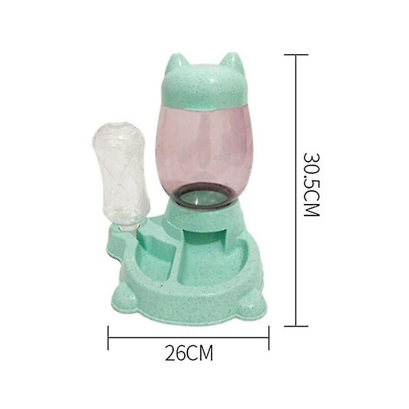 Foto 4 pulgar | Dispensador De Agua Para Perros, Dos En Uno, Con Comedero Para Gatos - Venta Internacional.