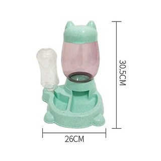 Foto 3 | Dispensador De Agua Para Perros, Dos En Uno, Con Comedero Para Gatos - Venta Internacional.