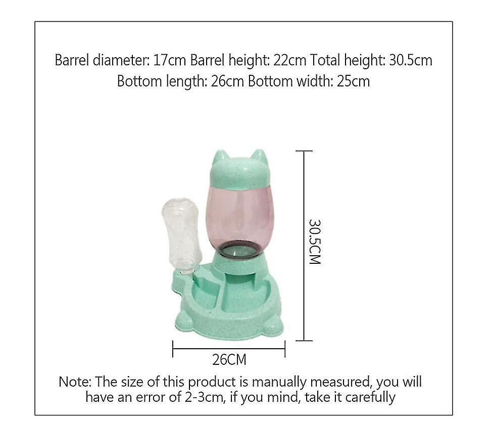 Foto 5 pulgar | Dispensador De Agua Para Perros, Dos En Uno, Con Comedero Para Gatos - Venta Internacional.