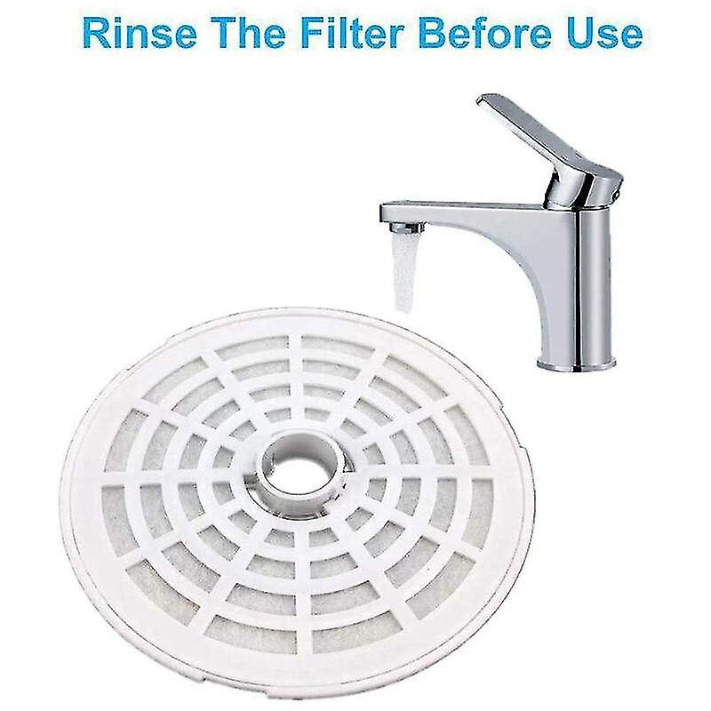Foto 4 pulgar | Fuente De Agua Para Mascotas Huoguo De 1,6 L Con 4 Filtros Para Gatos, Color Blanco - Venta Internacional.