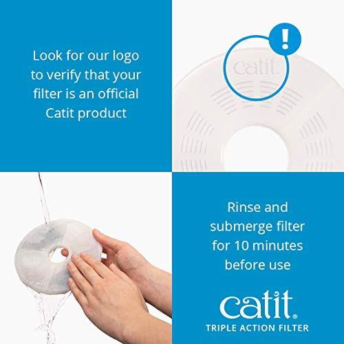 Foto 5 pulgar | Paquete De 5 Filtros Para Fuentes De Agua Catit Triple Action - Venta Internacional.