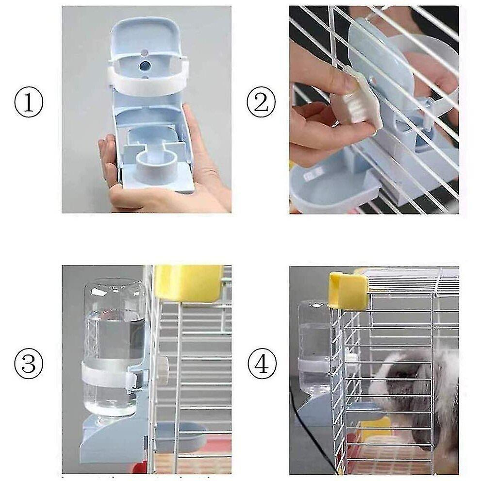 Foto 6 pulgar | Dispensador De Agua Para Mascotas Huoguo Automático De 500 Ml Para Jaula De Pájaros - Venta Internacional.