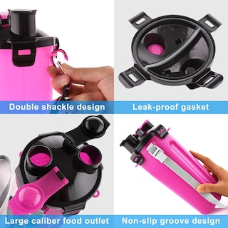 Foto 4 | Botellas De Agua Plegables Para Viajes Para Perros Huoguo 2 En 1 - Venta Internacional.