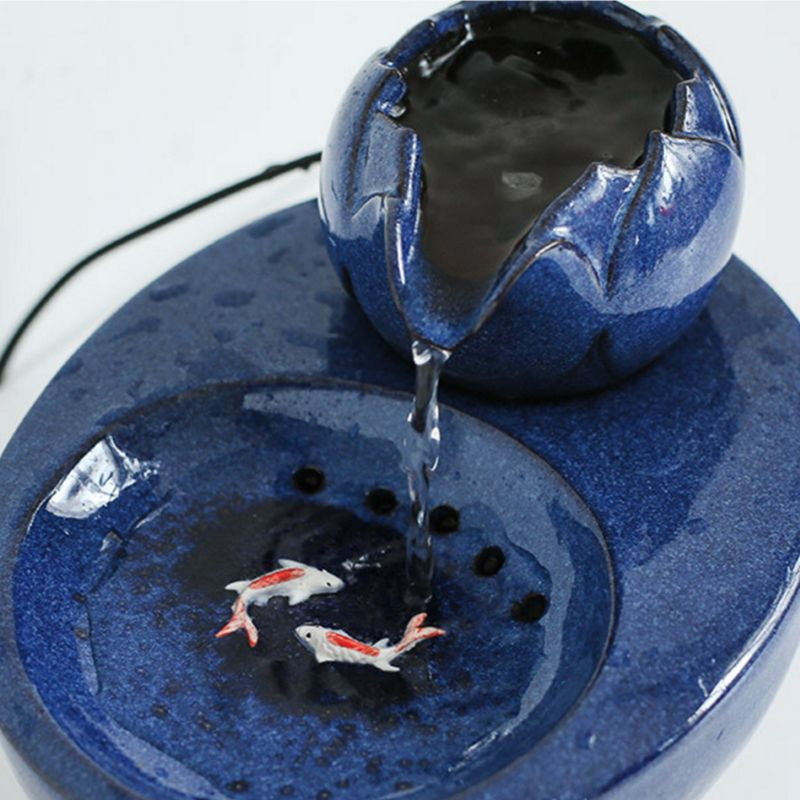 Foto 1 | Fuente De Agua Potable Eléctrica Para Gatos De Cerámica Sanlin Beans - Venta Internacional.