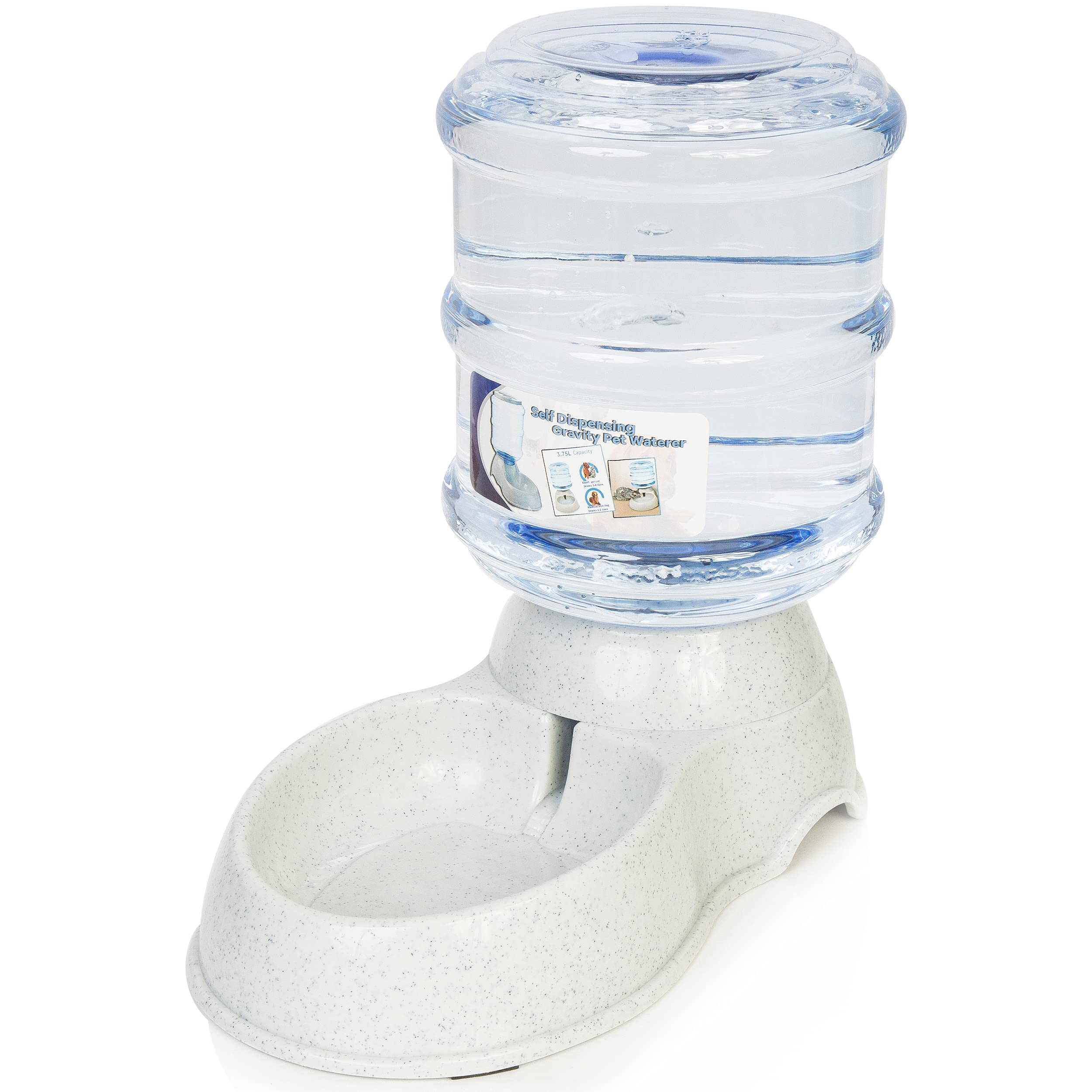 Agua Para Mascotas Zone Tech De Primera Calidad, 3,7 Litros, Autodispensable - Venta Internacional.