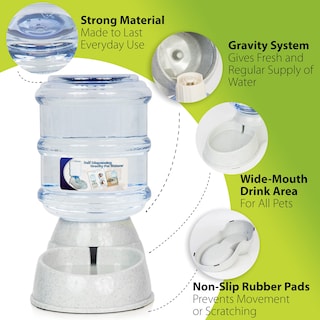 Foto 3 | Agua Para Mascotas Zone Tech De Primera Calidad, 3,7 Litros, Autodispensable - Venta Internacional.