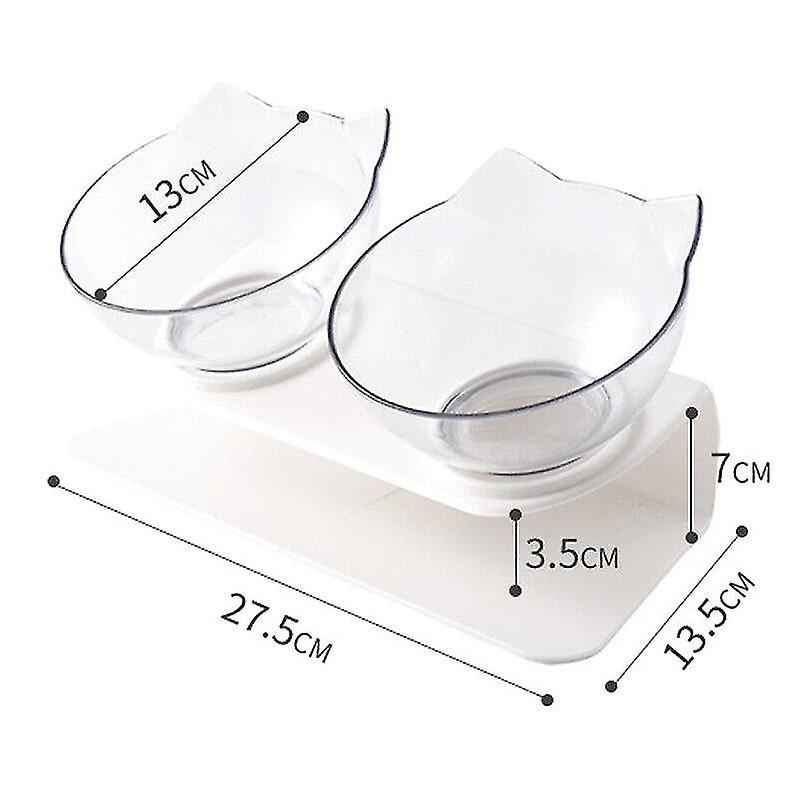 Foto 4 pulgar | Cuencos De Comida Extraíbles De Doble Cuenco Con Soporte Para Pájaros - Venta Internacional.