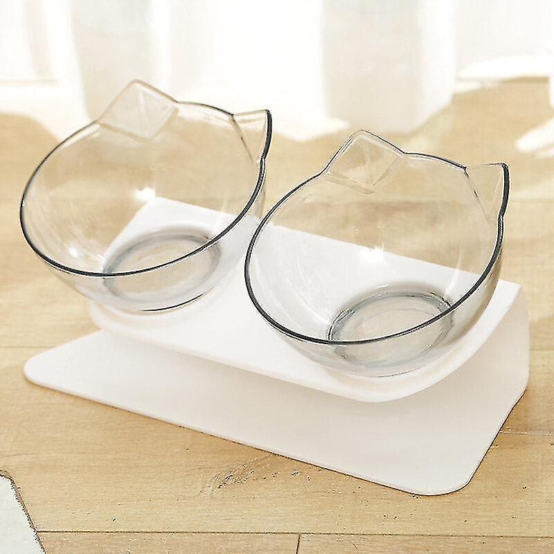 Foto 5 pulgar | Cuencos De Comida Extraíbles De Doble Cuenco Con Soporte Para Pájaros - Venta Internacional.