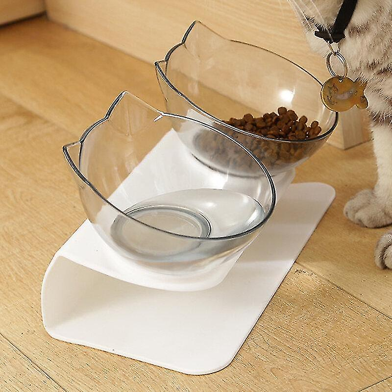 Foto 6 pulgar | Cuencos De Comida Extraíbles De Doble Cuenco Con Soporte Para Pájaros - Venta Internacional.