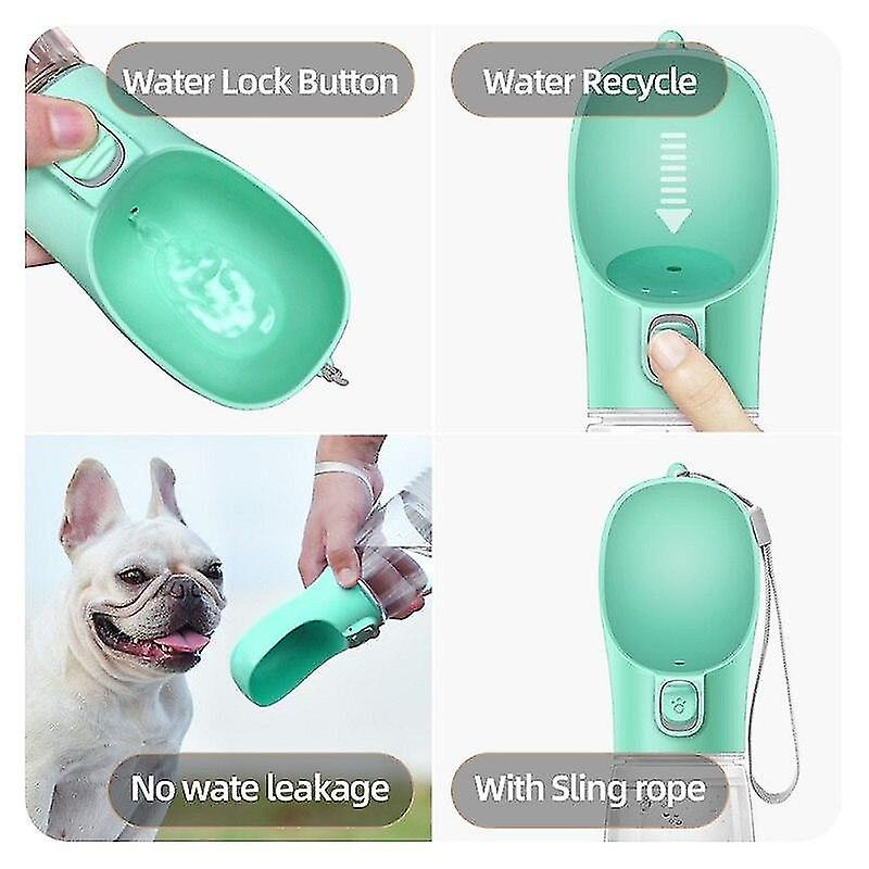 Foto 3 pulgar | Botella De Agua Para Perros Huoguo, Dispensador De Viaje Portátil De 550 Ml - Venta Internacional.
