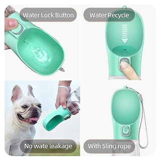 Foto 2 | Botella De Agua Para Perros Huoguo, Dispensador De Viaje Portátil De 550 Ml - Venta Internacional.