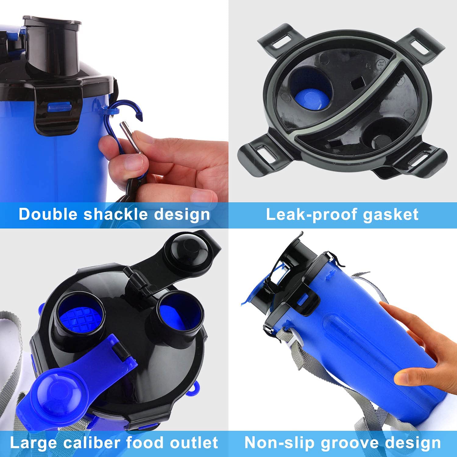 Foto 5 pulgar | Botellas De Agua De Viaje Para Perros, Cuencos Plegables 2 En 1 | Huoguo - Venta Internacional.