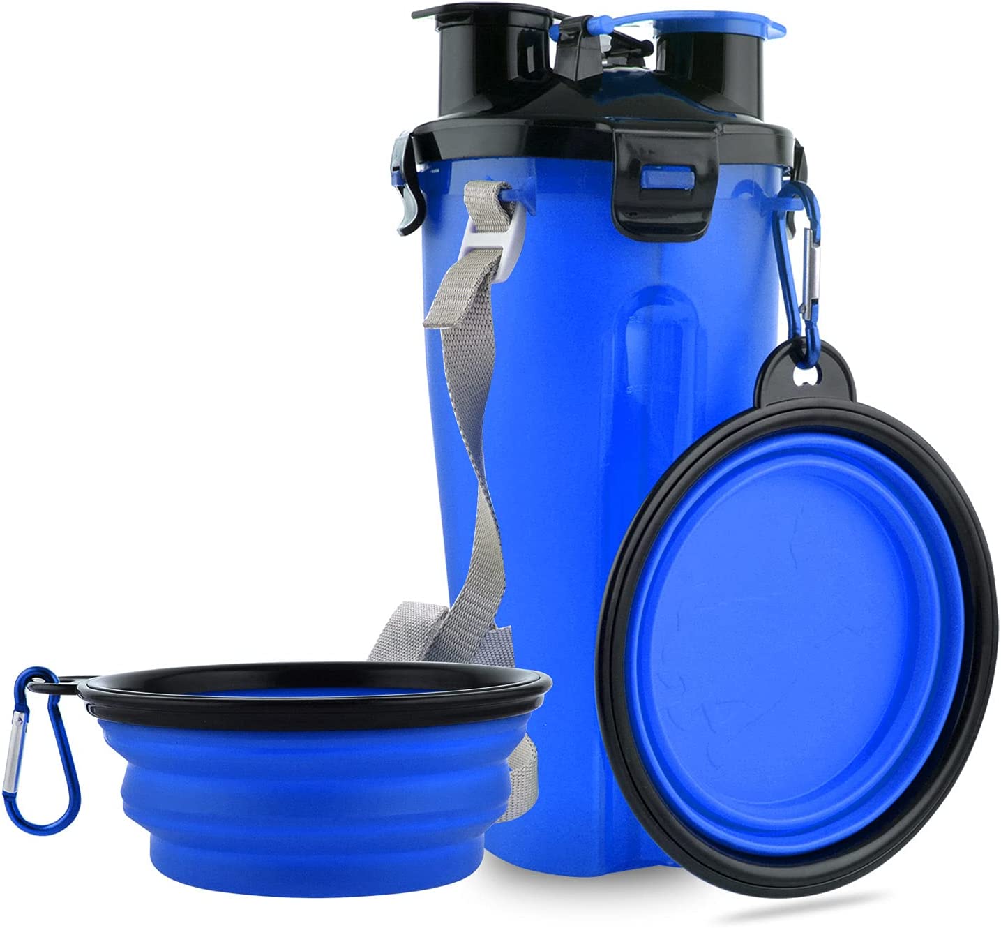 Foto 6 pulgar | Botellas De Agua De Viaje Para Perros, Cuencos Plegables 2 En 1 | Huoguo - Venta Internacional.
