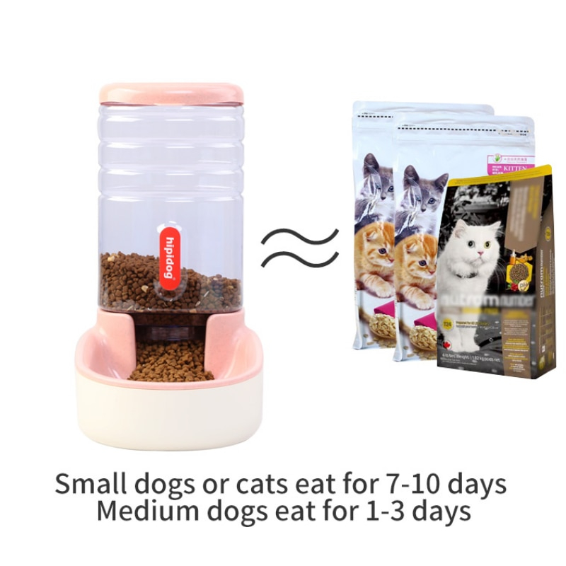 Foto 3 pulgar | Comedero Automático Para Mascotas Sanlin Beans 3.8l Para Gatos Y Perros - Venta Internacional.