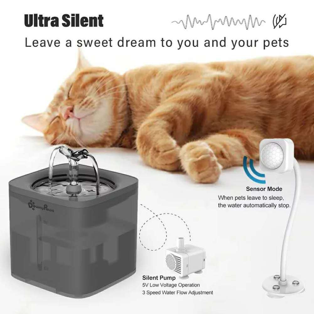 Foto 3 pulgar | Fuente De Agua Sanlin Beans Automática De 2.0 L Para Gatos Y Pequeños D - Venta Internacional.
