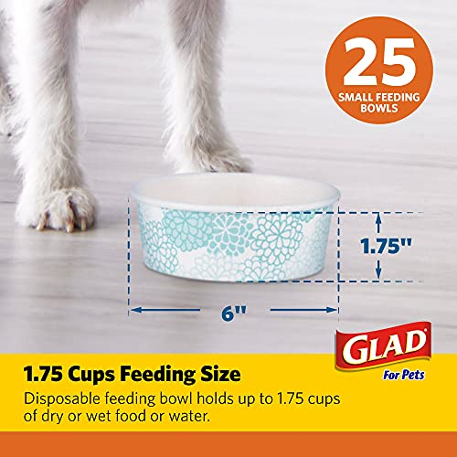 Foto 4 pulgar | Comederos Desechables Glad Para Mascotas, Perros Pequeños, 400 Ml, 25 Unidades - Venta Internacional.