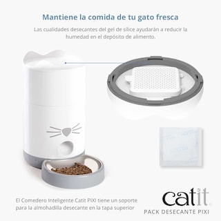 Foto 4 | Almohadillas Desecantes De Repuesto Para Alimentador Inteligente Catit Pixi, Paquete De 3 - Venta Internacional.