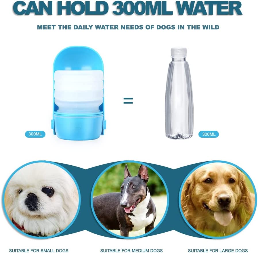 Foto 4 pulgar | Botella De Agua Portátil Para Mascotas Huoguo Travel Con Capacidad De 300 Ml - Venta Internacional.