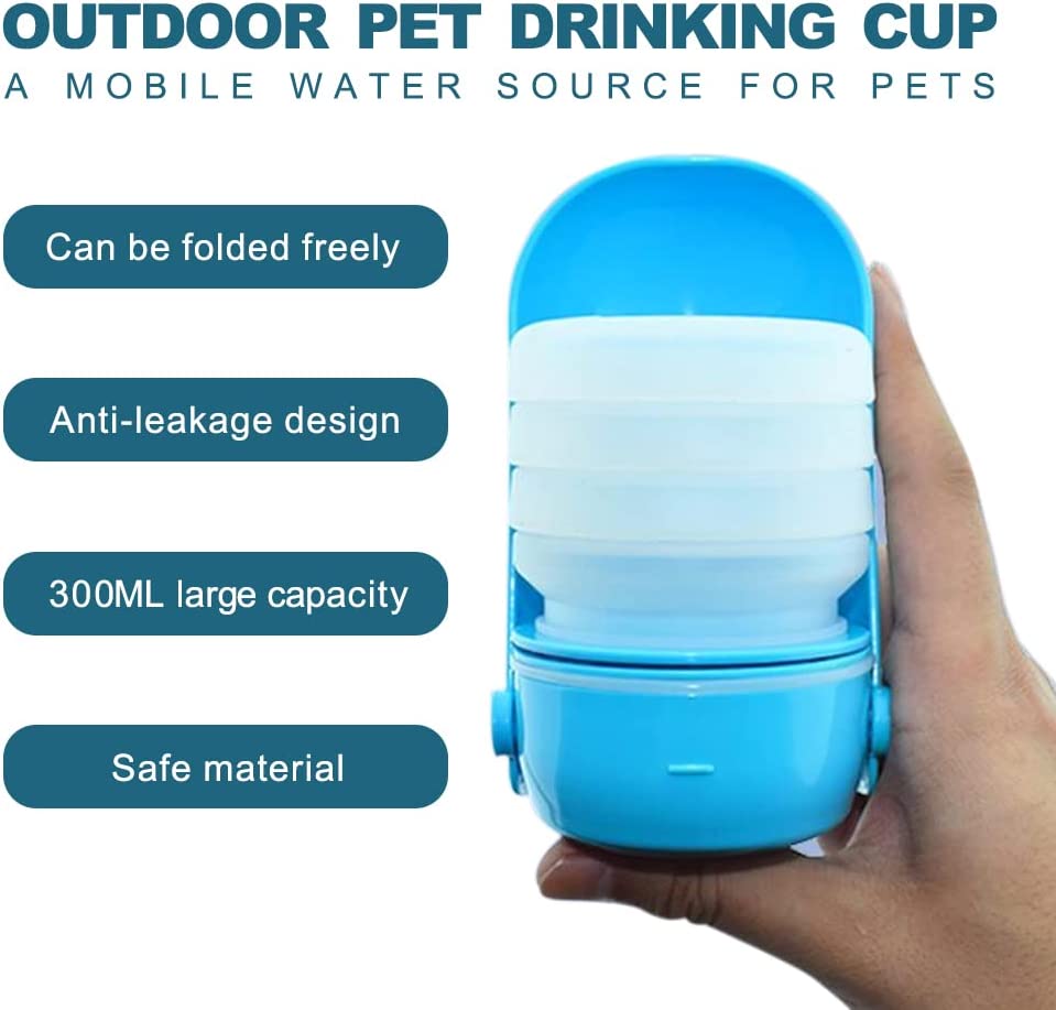 Foto 5 pulgar | Botella De Agua Portátil Para Mascotas Huoguo Travel Con Capacidad De 300 Ml - Venta Internacional.