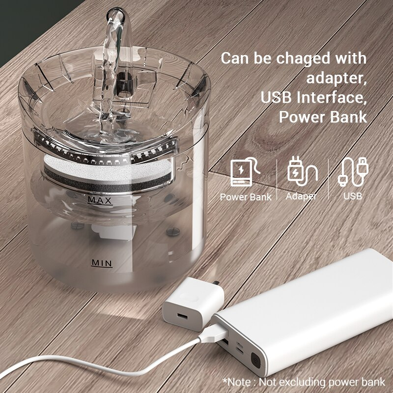 Foto 4 pulgar | Bebedero Automático Cat Water Fountain Sanlin Beans De 2 Litros Con Filtro - Venta Internacional.