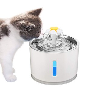 Foto 4 | Fuente De Agua Para Mascotas Sanlin Beans Automática Led 2.4l - Venta Internacional.