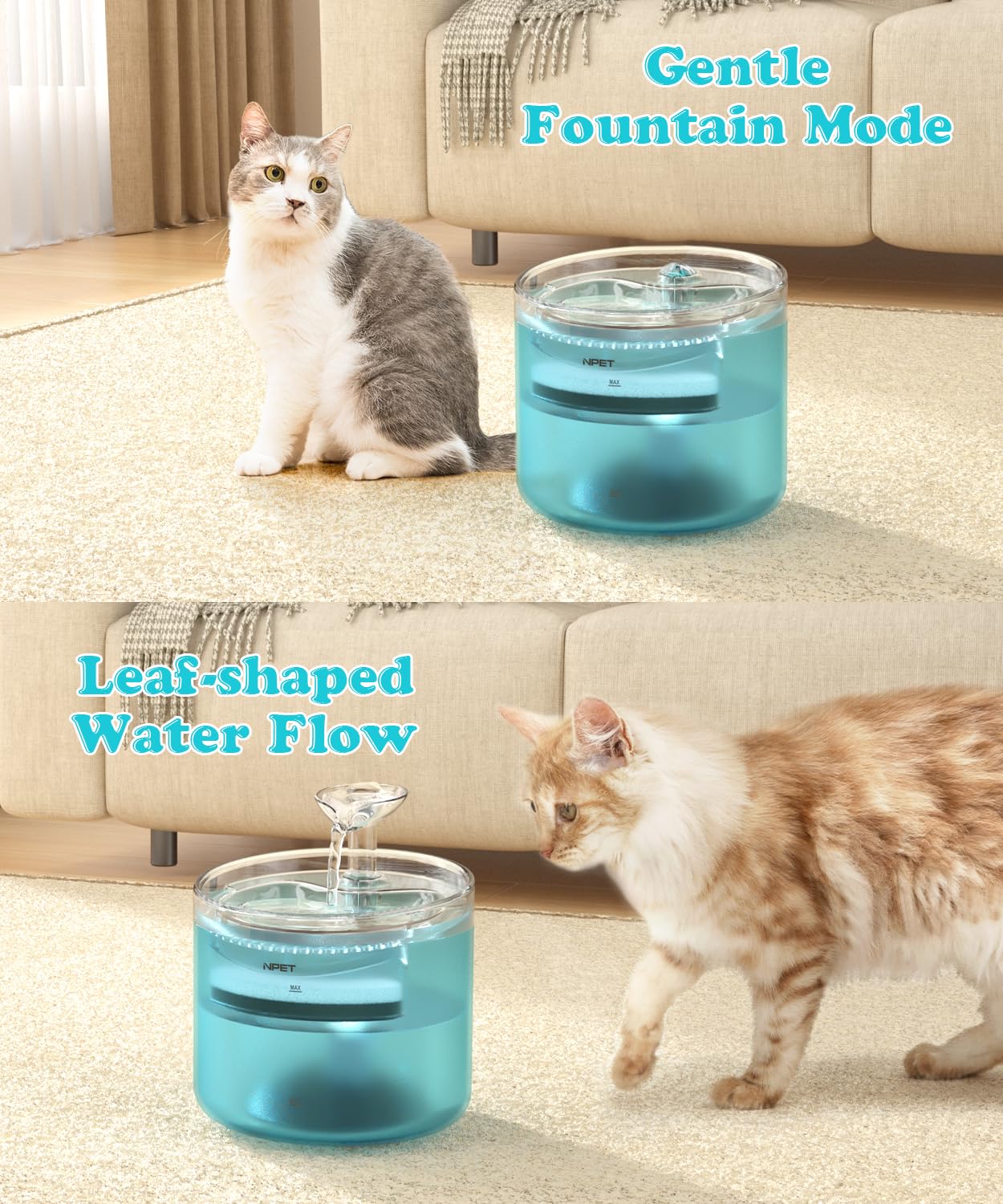 Foto 3 pulgar | Fuente De Agua Cat Npet Wf100 1.6l Con Triple Filtración - Venta Internacional.