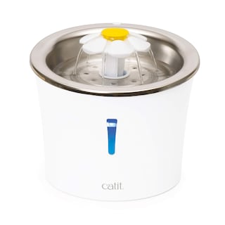 Foto 1 | Fuente De Agua Cat Catit En Forma De Flor De Acero Inoxidable, 3 Litros - Venta Internacional.