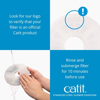 Foto 7 | Fuente De Agua Cat Catit En Forma De Flor De Acero Inoxidable, 3 Litros - Venta Internacional.
