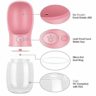 Foto 4 | Botella De Agua Ligera Para Mascotas Huoguo De Drinking Fountains, 550 Ml - Venta Internacional.