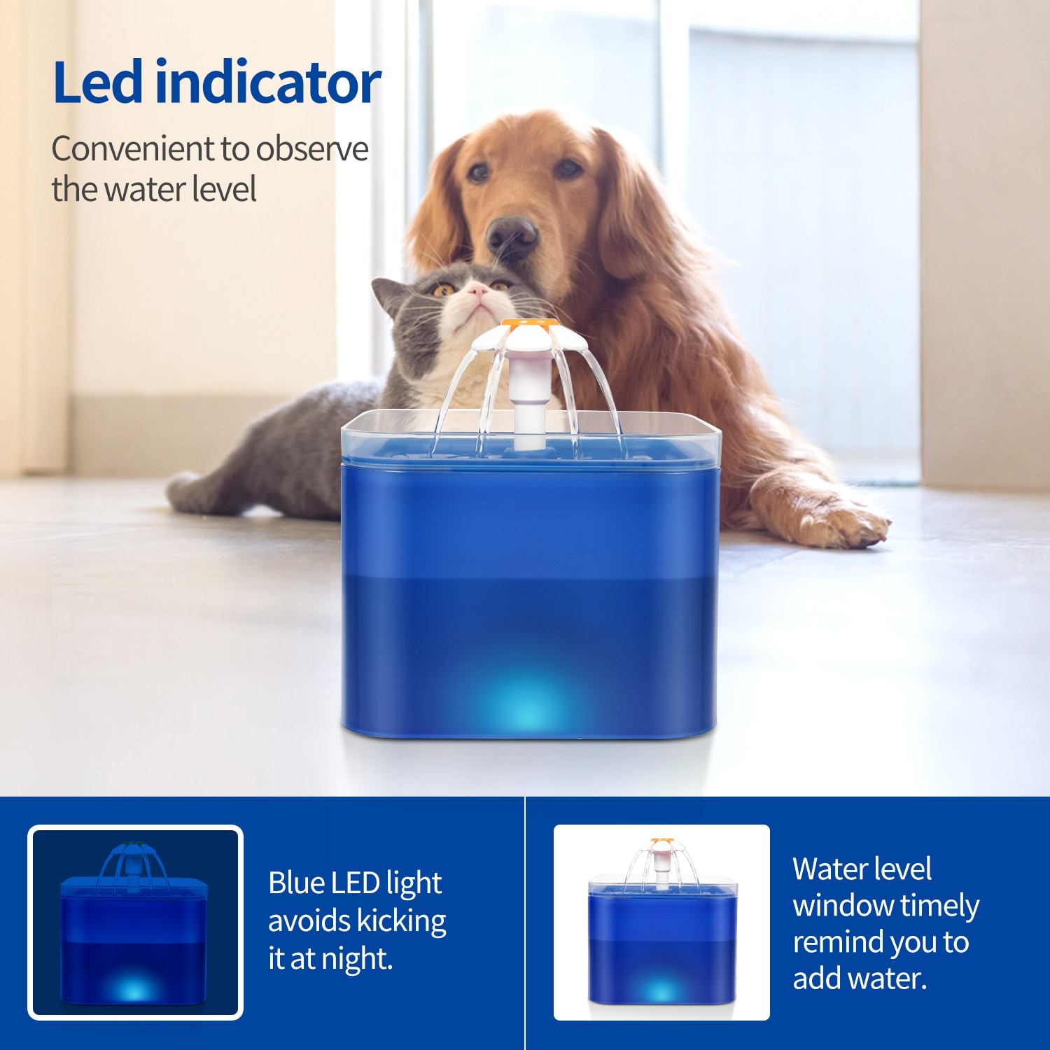 Foto 3 pulgar | Dispensador Automático De Agua Para Perros Con Fuente De Agua Para Gatos - Venta Internacional.